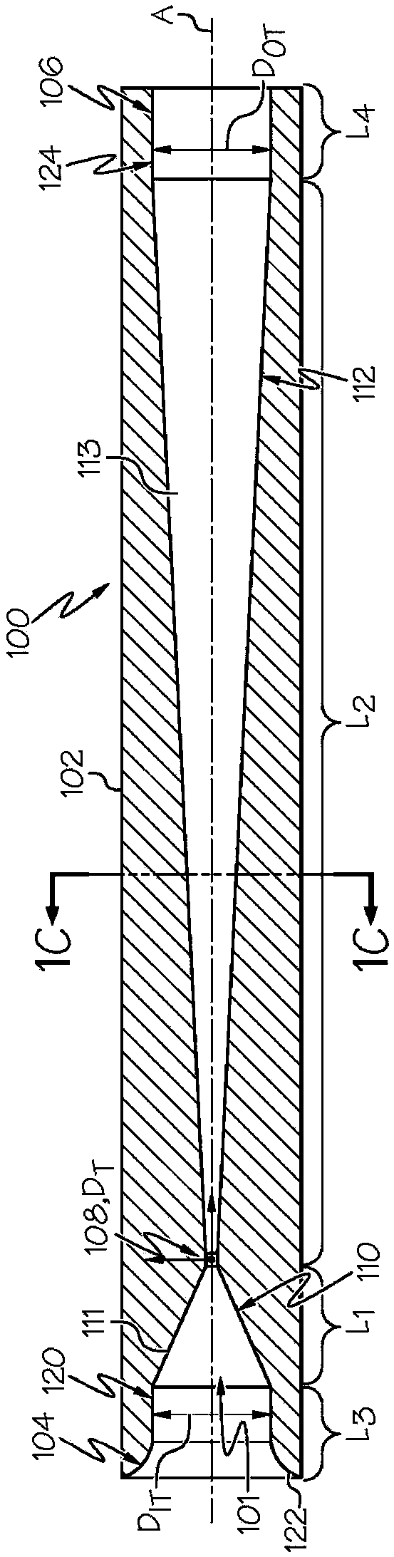 Restrictors using venturi effect