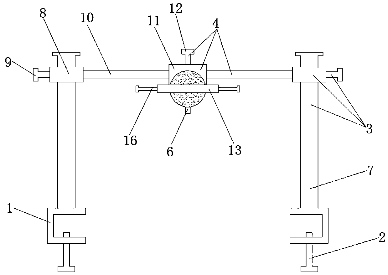 Thoracocentesis guiding and positioning device for severe respiratory diseases