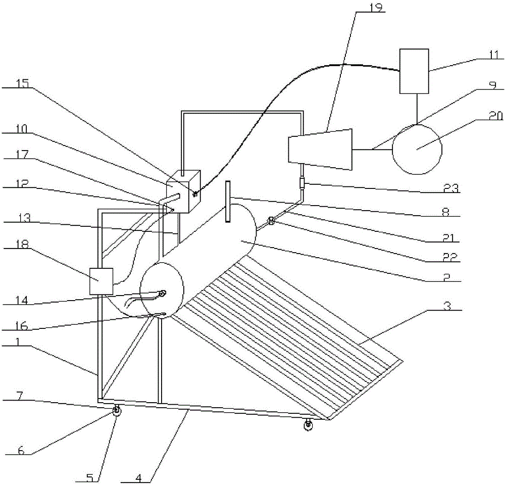 Cogeneration type solar device