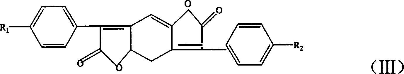 Preparation technology of benzodifaradone kind disperse red dye and its product