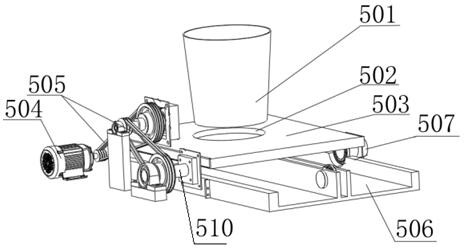 Small kitchen waste pressing plate type dehydration device