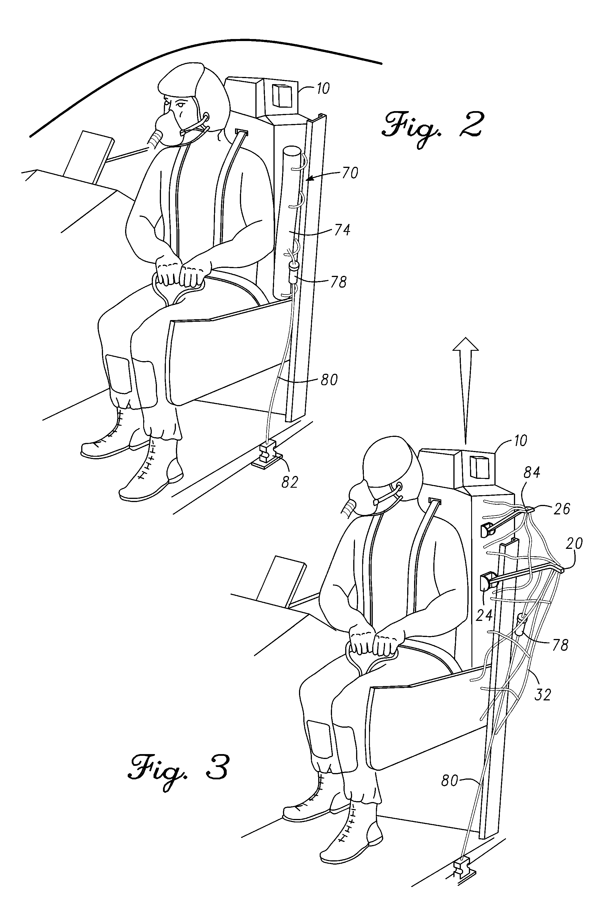 Passive ejection seat arm flail restraint apparatus and method