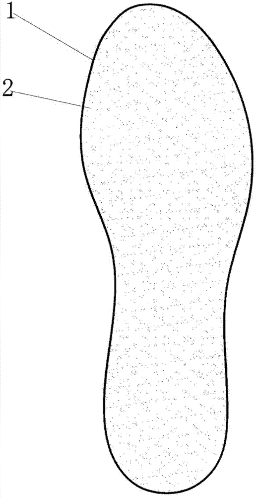 Anti-skidding sole and shoe comprising same