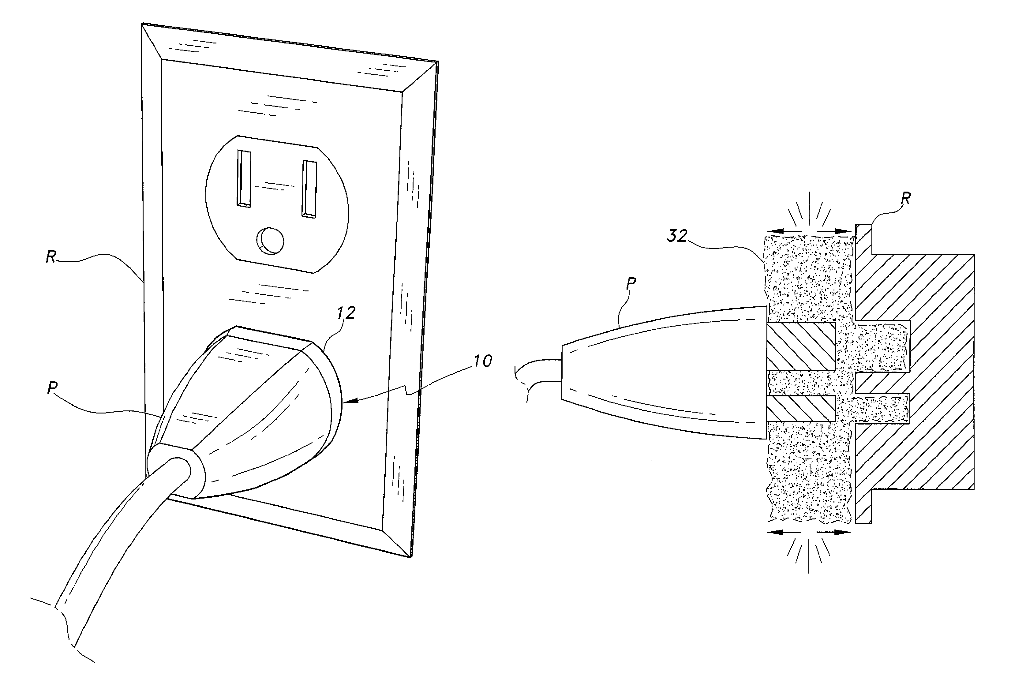 Electrical outlet safety device