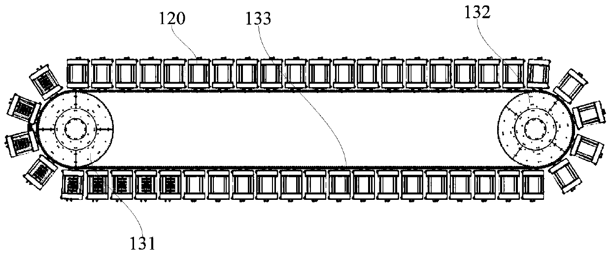 Bag falling type sorting system