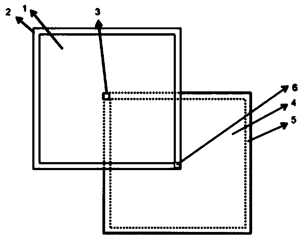 Two-dimensional-arrangement double-sided staggered embedded type three-dimensional detector and preparation method and array thereof