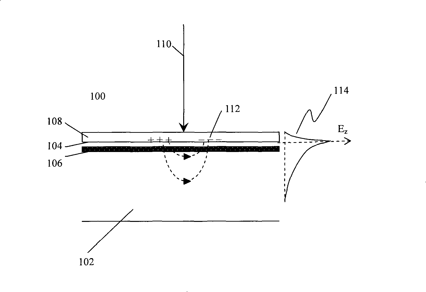 Semiconductor quantum well photon detecting element