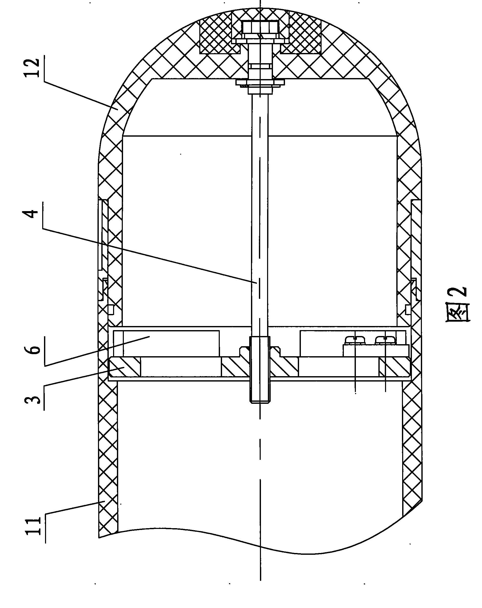 Novel water surface salvage cable robot built-in connecting mechanism