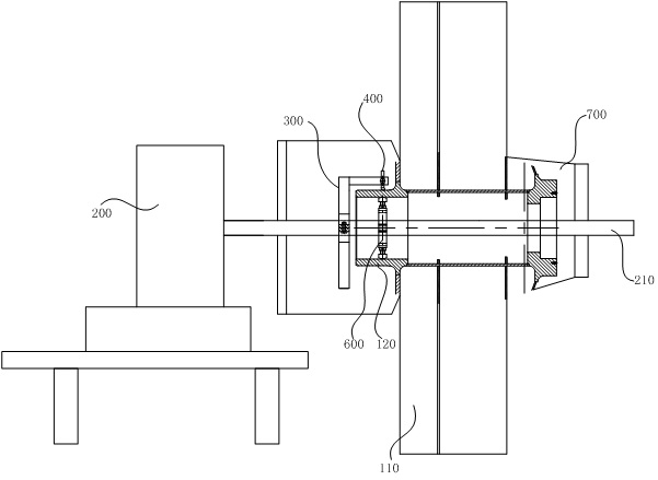 Machining tool for bucket wheel body of stacker-reclaimer