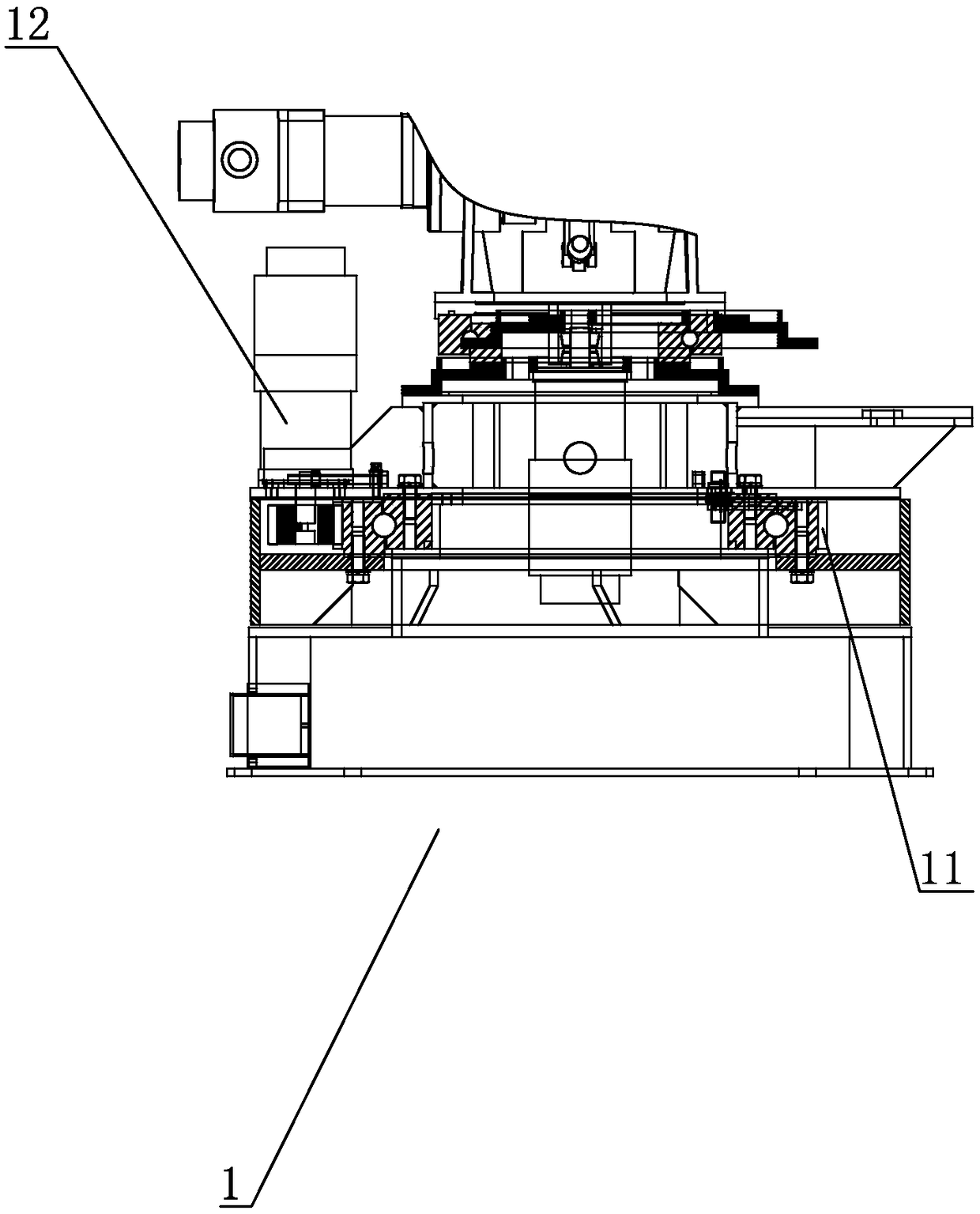 Multi-station robot spraying turntable