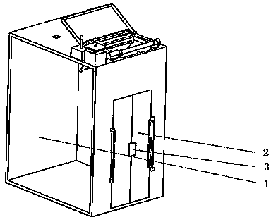 Elevator with monitoring and escaping functions