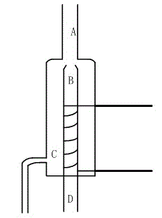 Circulating device combining diffusing absorption-type refrigeration and vapor compression refrigeration