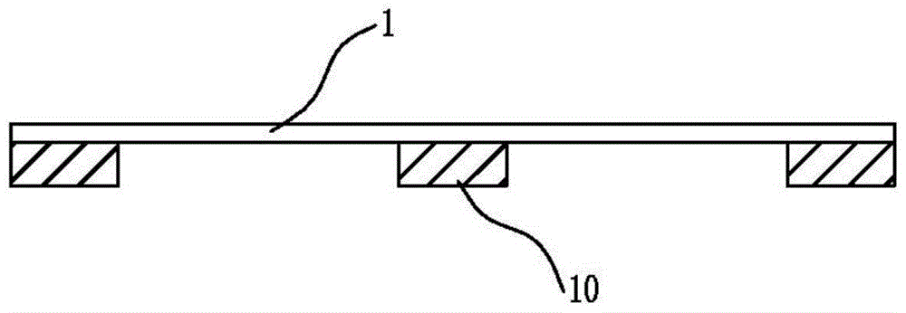 Device and method for preparing upper and lower electrode conductive concrete slabs for indoor heating