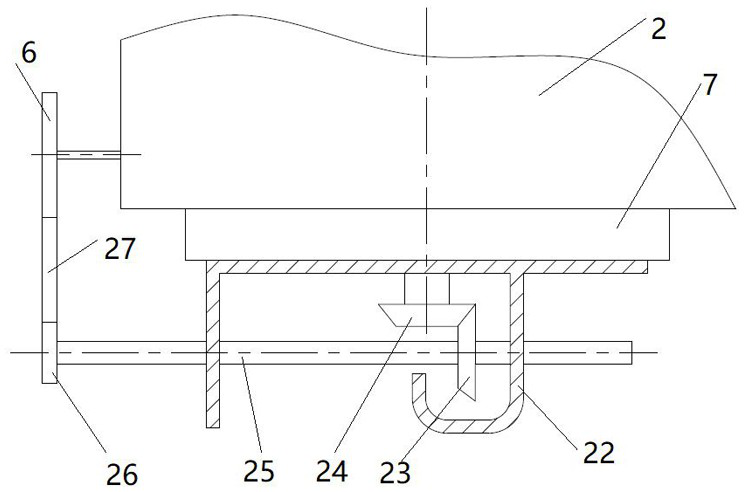 Multidirectional grain unloading device and harvester