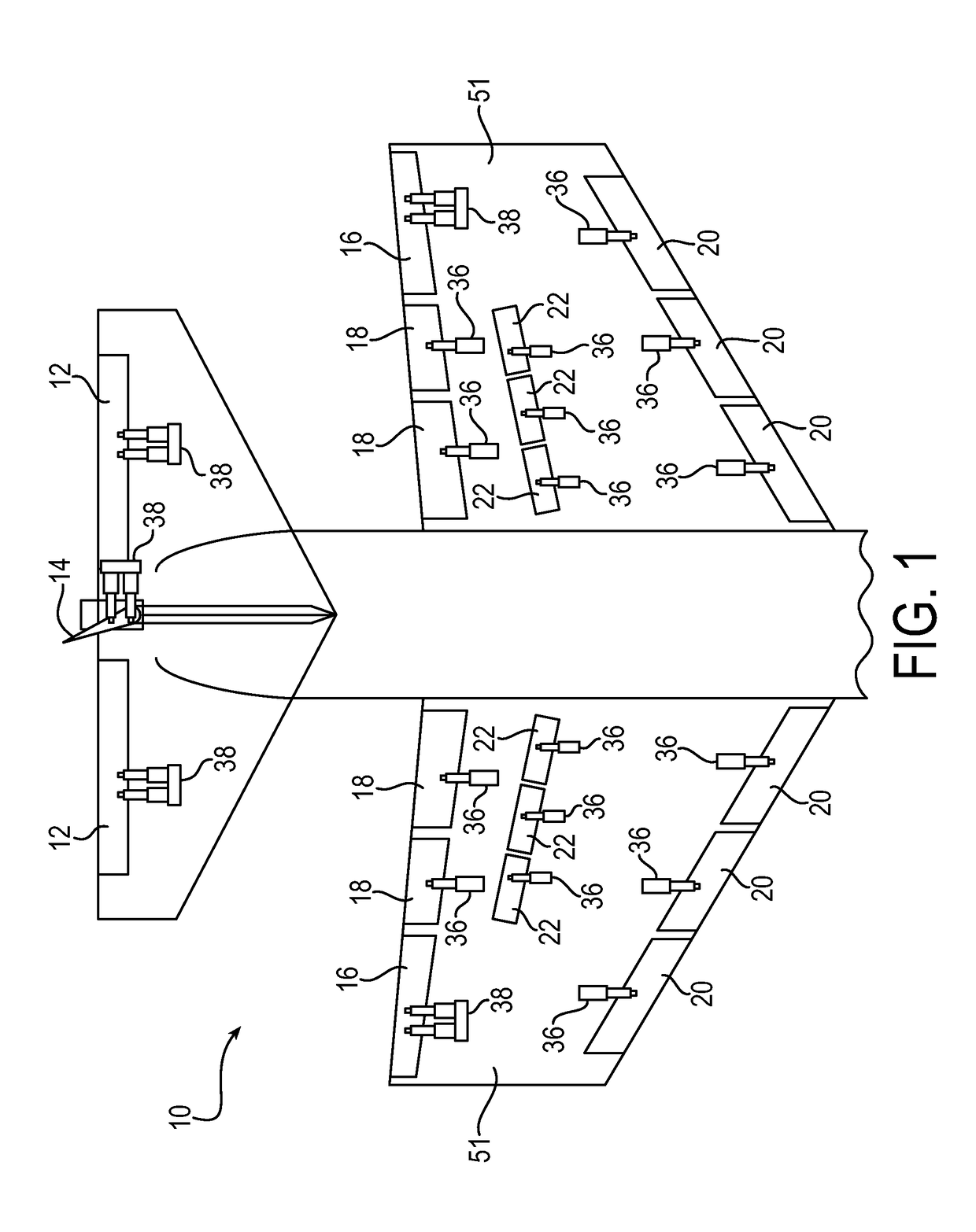 Near synchronous distributed hydraulic motor driven actuation system