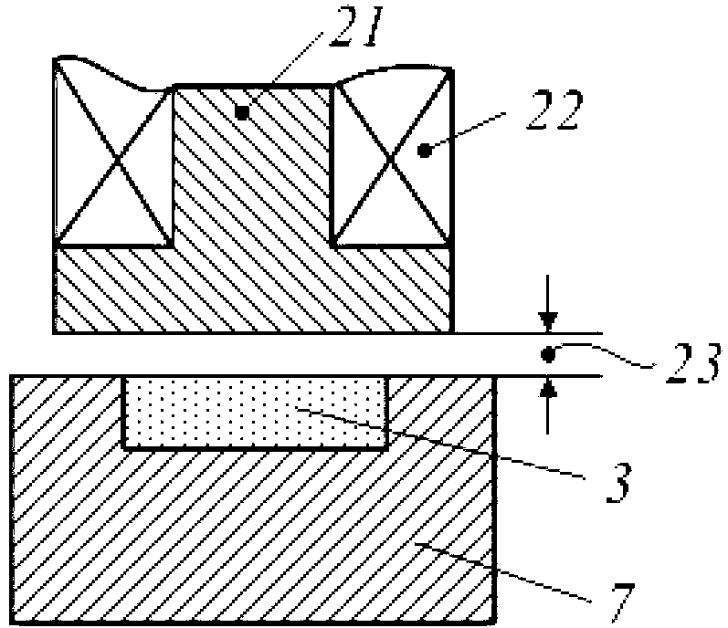 Wedge-shaped automobile brake device based on proportional electromagnet driving