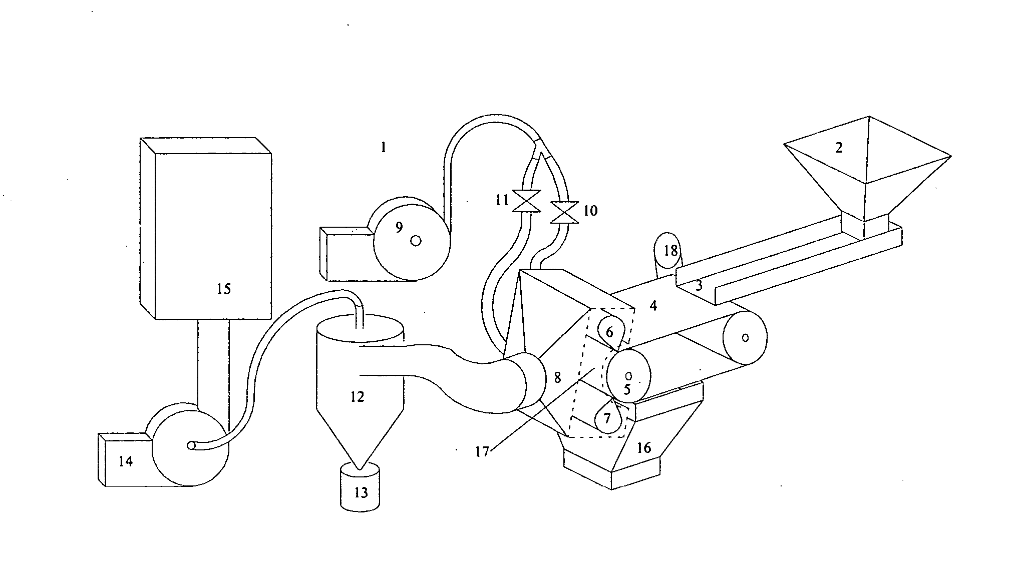 VacuMag magnetic separator and process