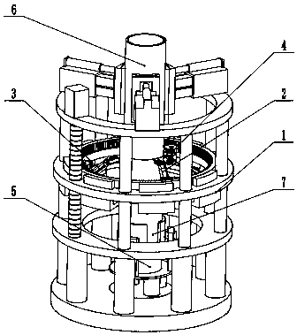 Vertical steel pipe welding, grinding and polishing robot