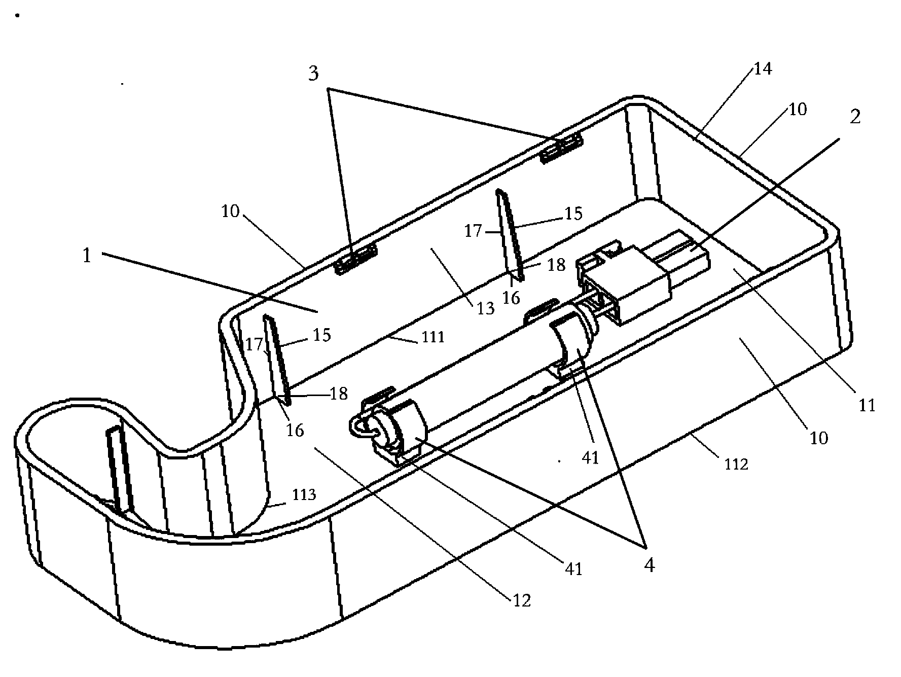 Hinge box with magnetic-sensing temperature switch