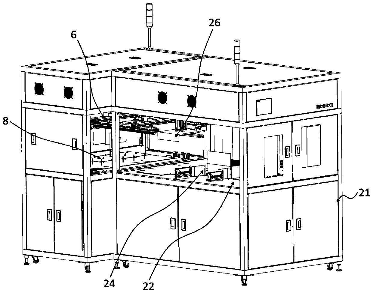 Carton feeding boxing robot and feeding boxing method thereof