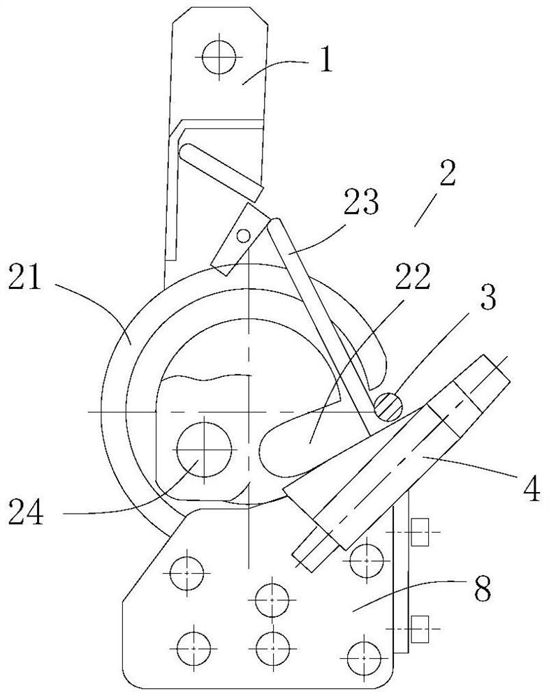 Paying-off operation method without high-altitude operation