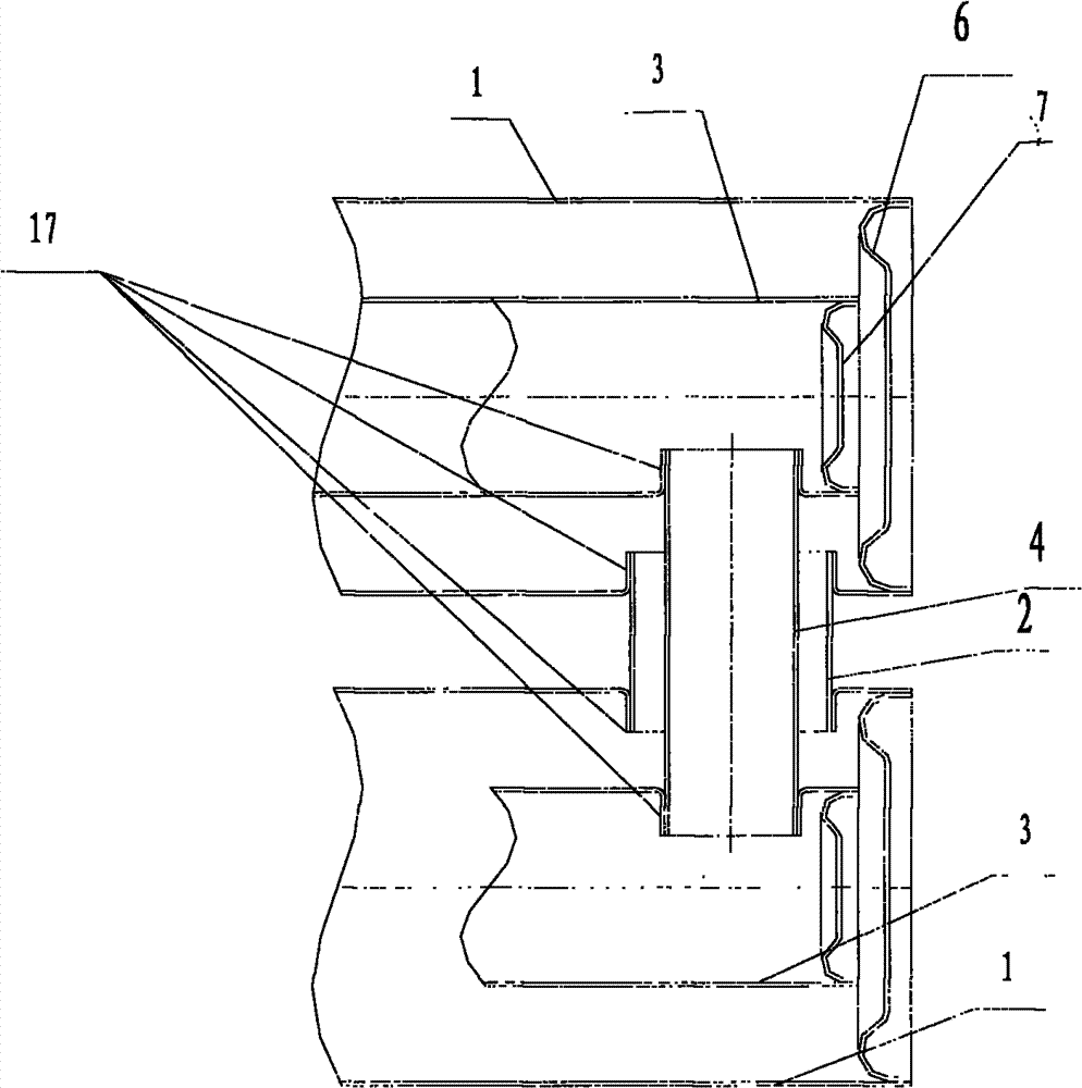 Pipeline heat-exchange water heater capable of reducing internal pressure by adverse flow