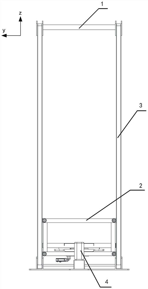 Shuttle vehicle layer-changing elevator for three-dimensional warehouse and shuttle vehicle transportation device