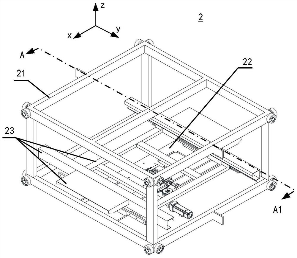 Shuttle vehicle layer-changing elevator for three-dimensional warehouse and shuttle vehicle transportation device