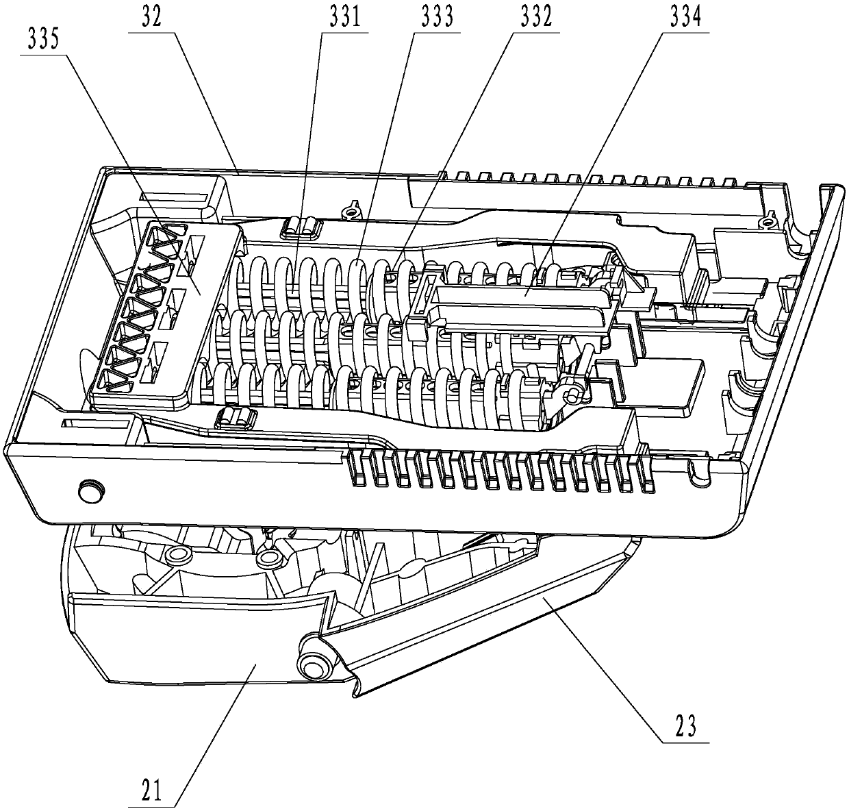 Elasticity-adjustable seat base plate