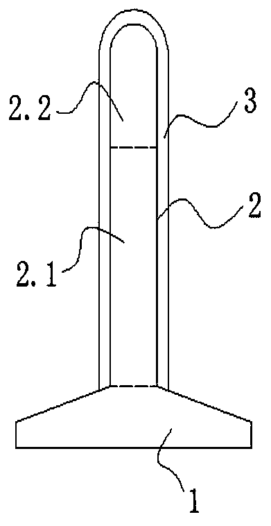 Anal tube retention suppository