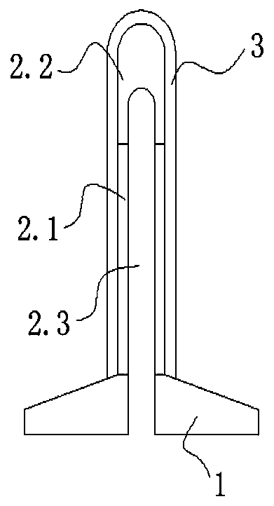 Anal tube retention suppository