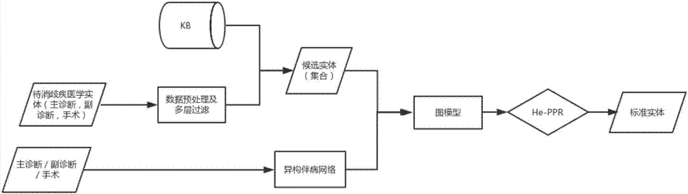 Method for disambiguating entities in medical disease diagnosis record