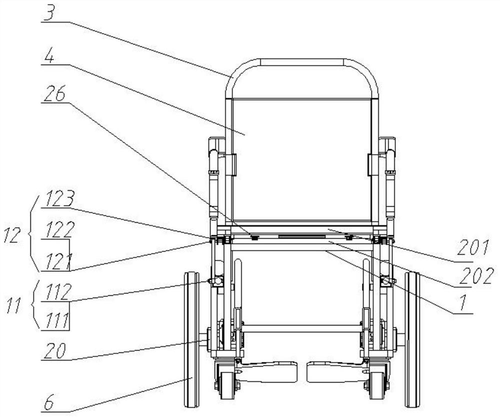 Intelligent elderly assistant wheelchair and working method thereof