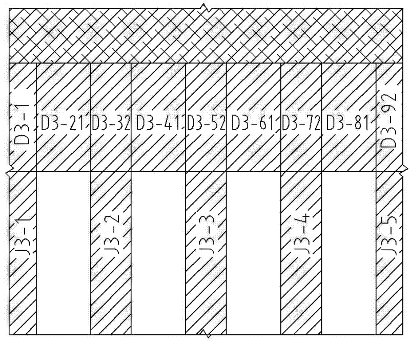 Three-dimensional zoned collaborative caving mining method for pillar groups