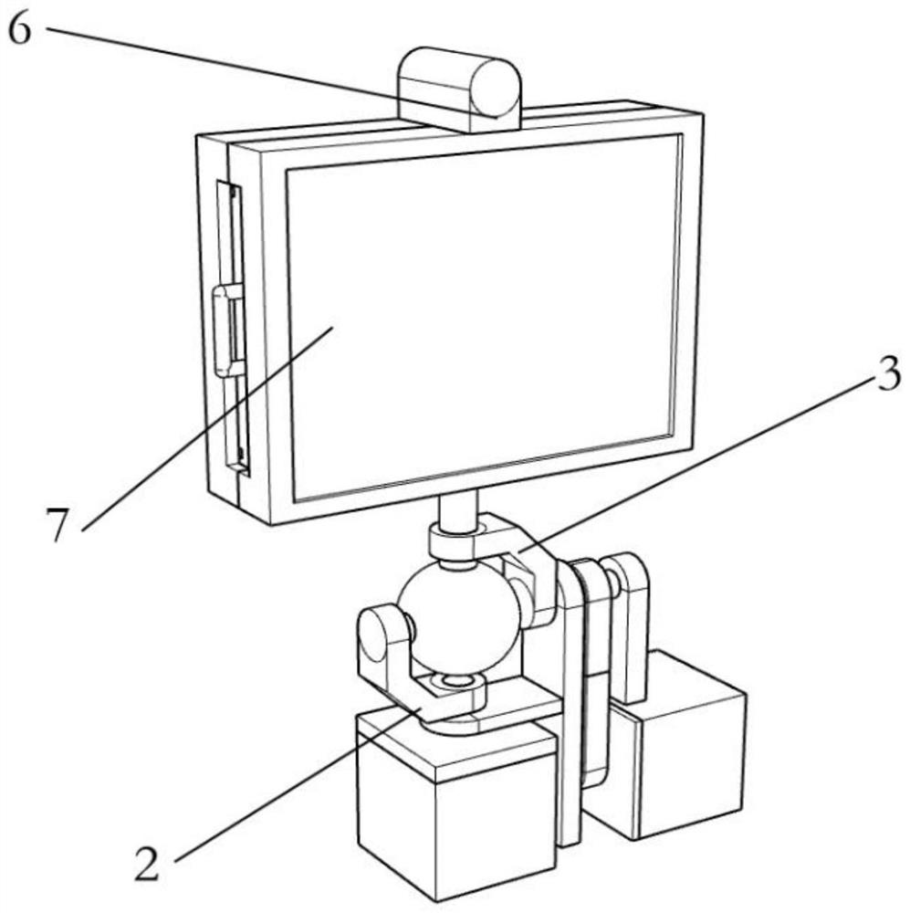 Display assembly for multidirectional display of computer