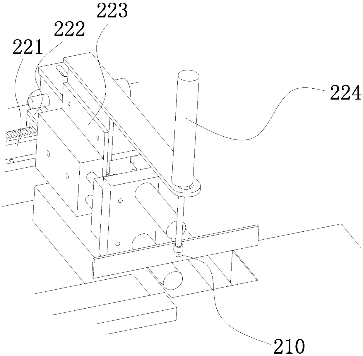 Automatic cutting point device and method