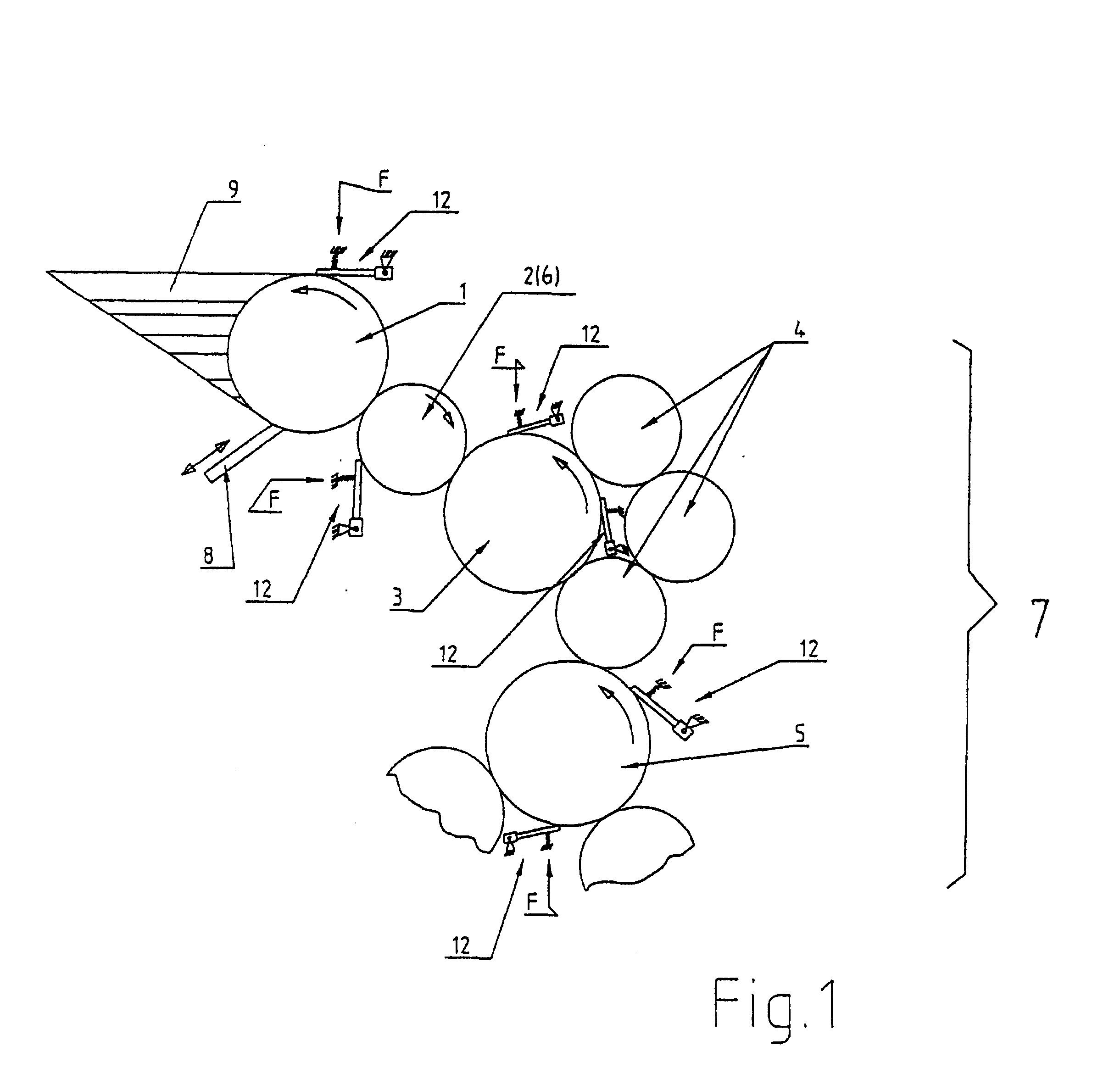 Dosing system for inking up rollers in a printing machine