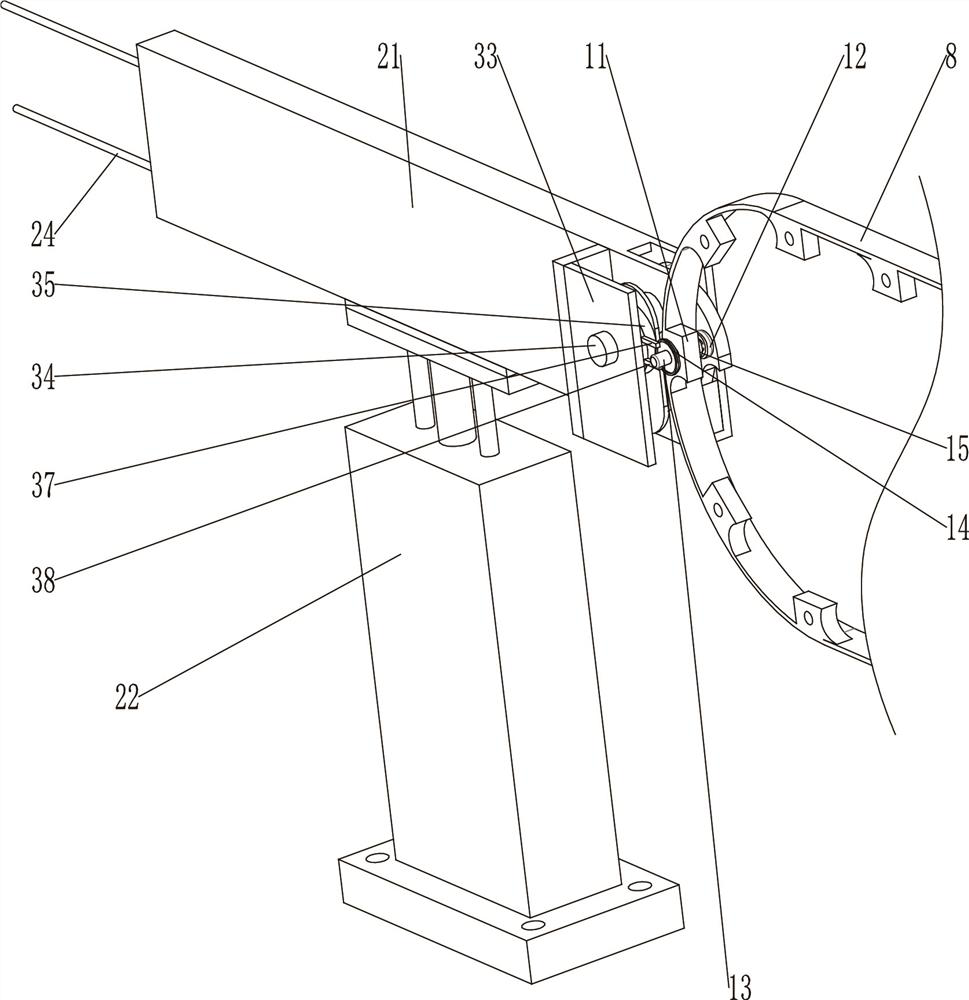 Electric saw chain machining platform with protection mechanism