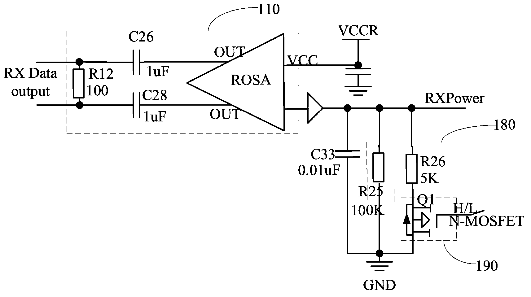 Improved system of expanding optical module digital diagnostic monitoring