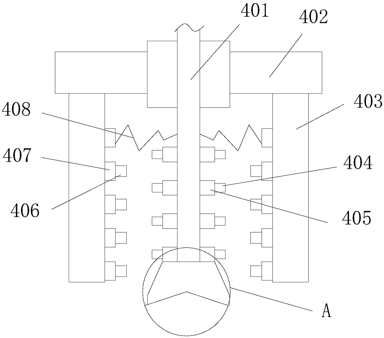 An electromagnetic crushing moisture-proof carbon powder regeneration device for electrophotographic imaging equipment