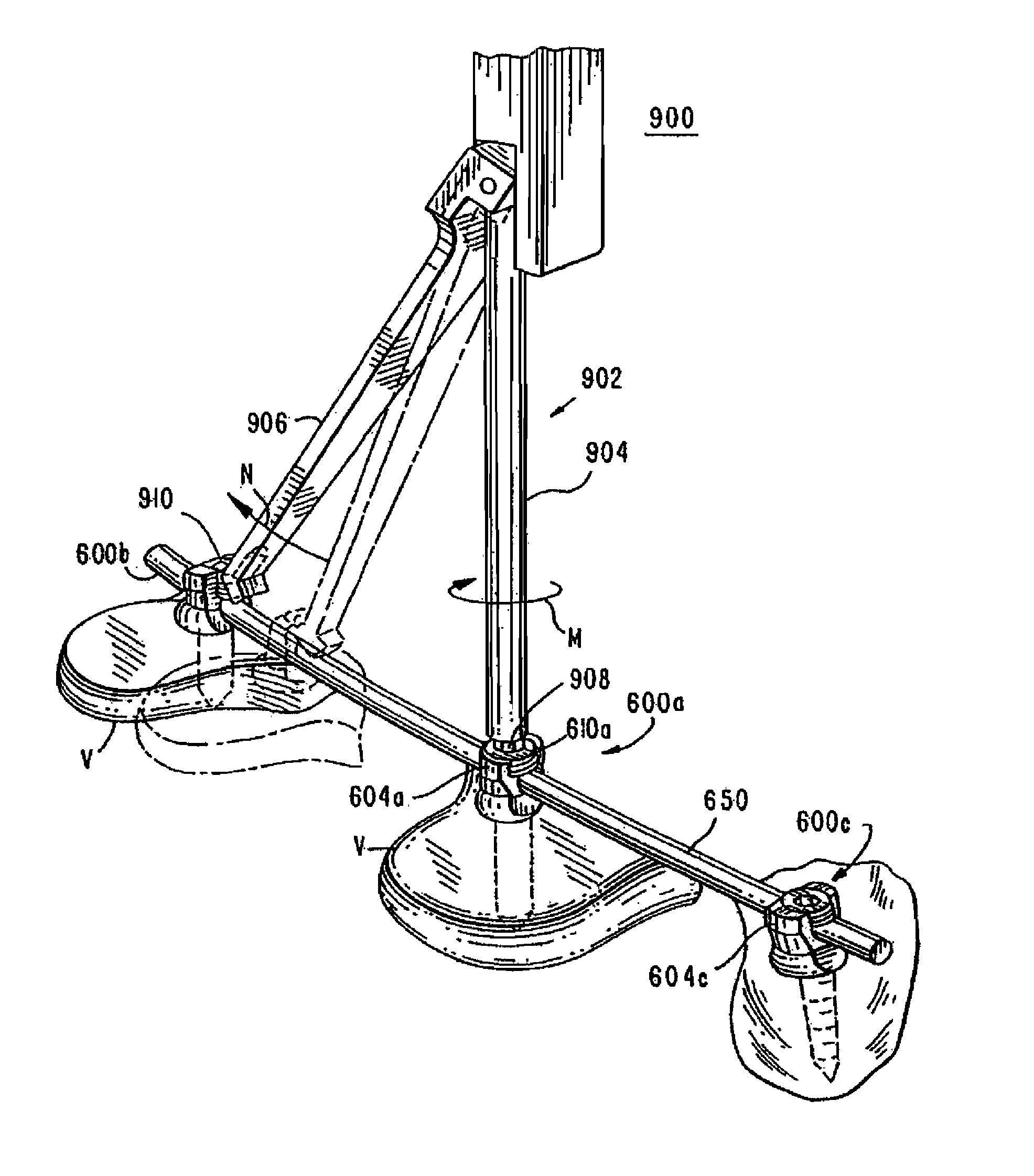 Methods and apparatuses for stabilizing the spine through an access device