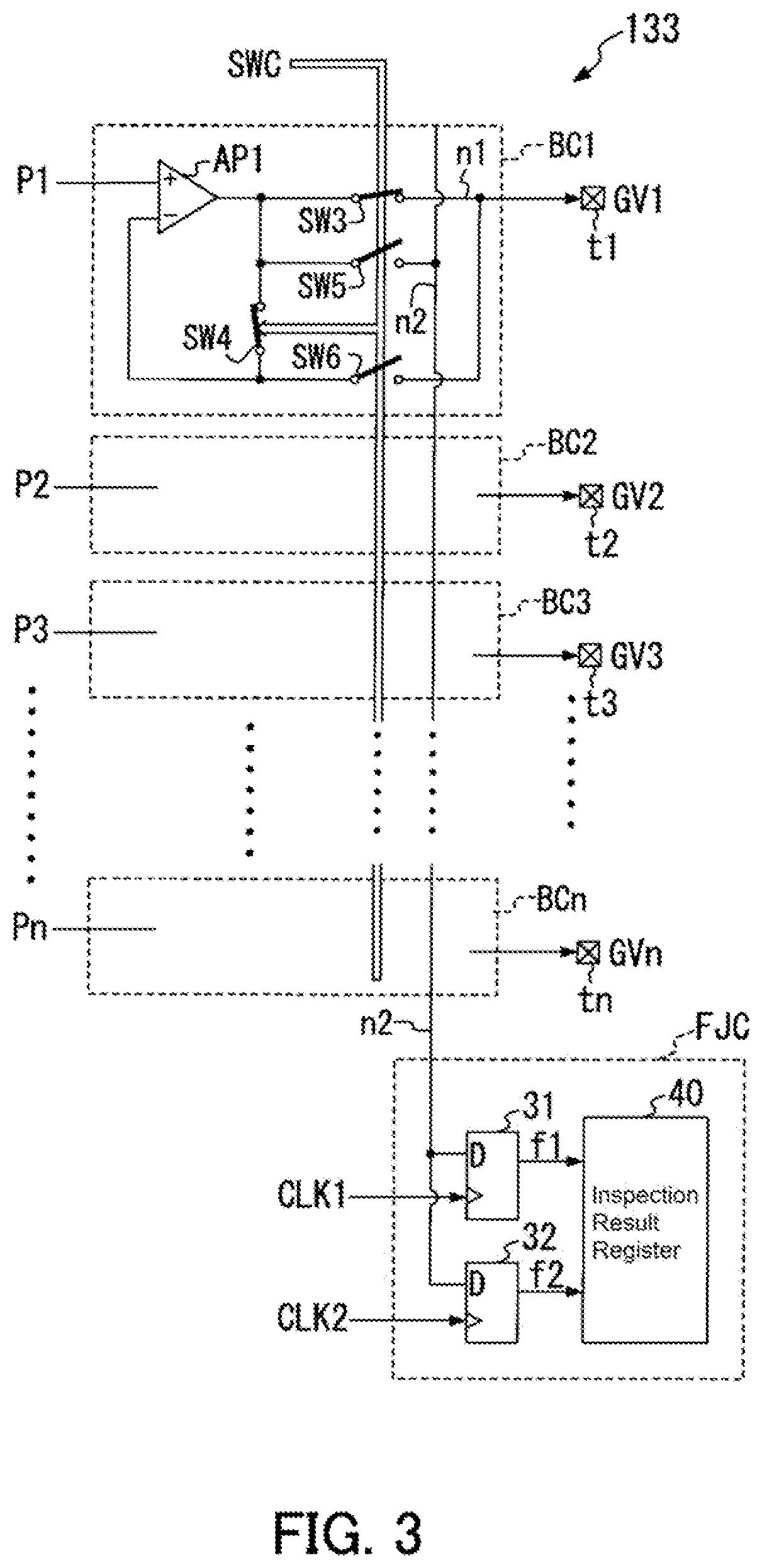 Display device, display driver, and failure inspection method