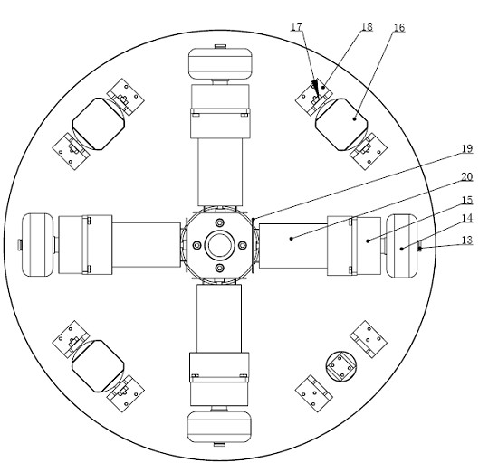 Ground experiment system for verifying of vision guidance landing algorithm of flight vehicle