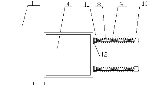 Automatic throwing adjusting device