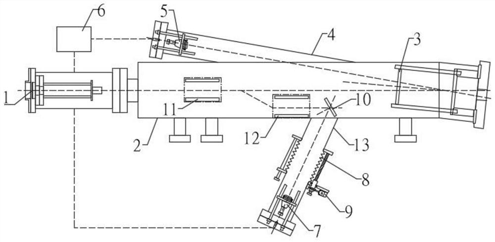 Reflective TOF device for cluster beam comprehensive deposition