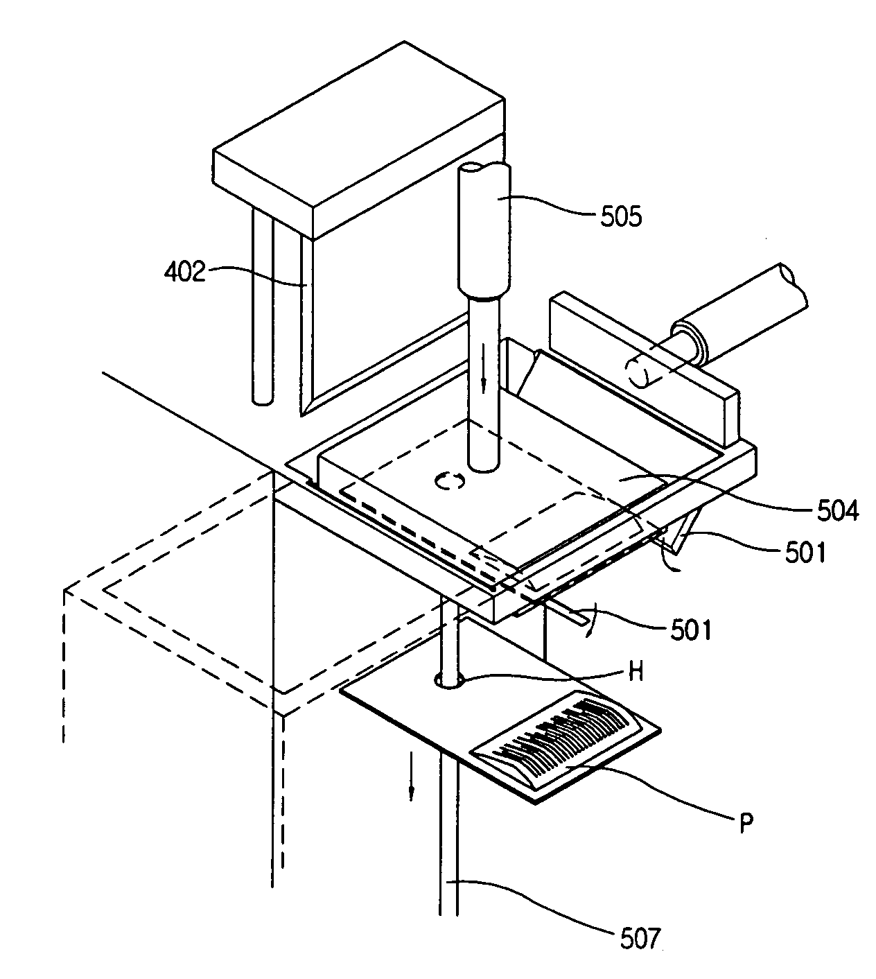 Apparatus for cutting series of medicine packets