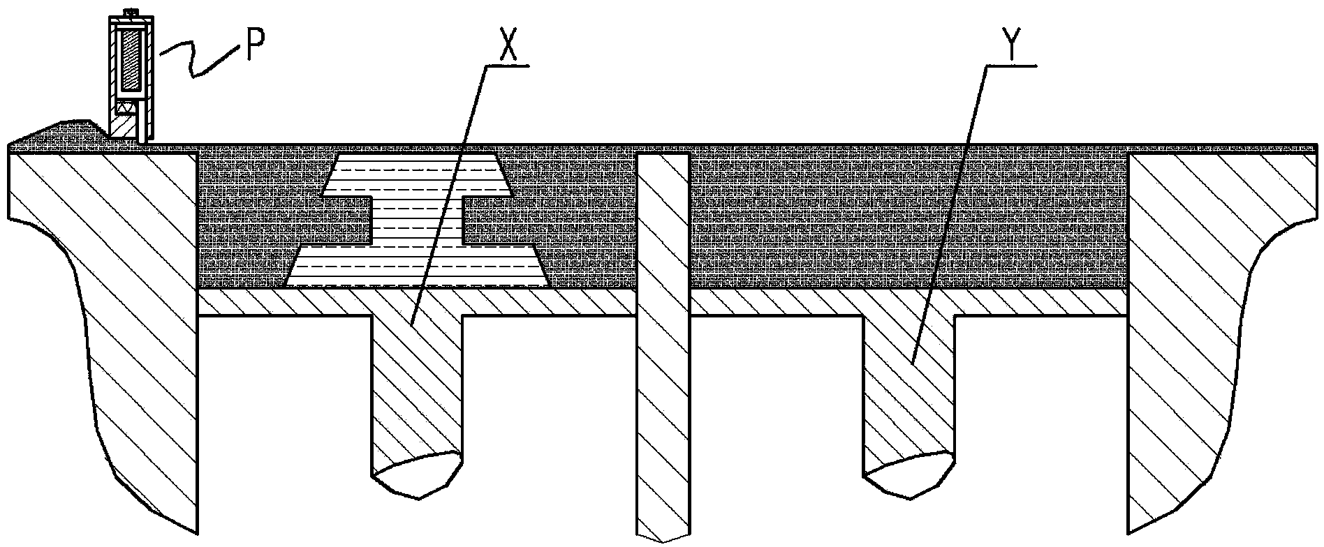 Method and device for flexibly spreading metal powder for selective laser melting additive manufacturing