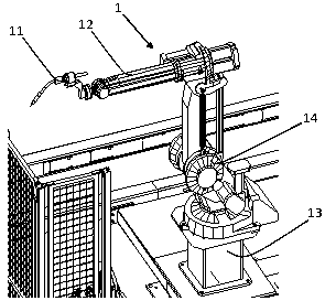 Automatic welding system for framework of automobile dash board