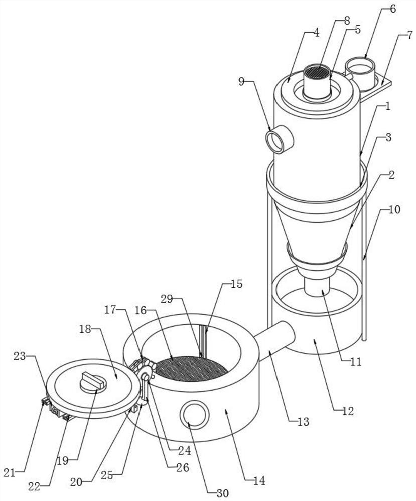 Purification equipment for intelligently treating chemical tail gas