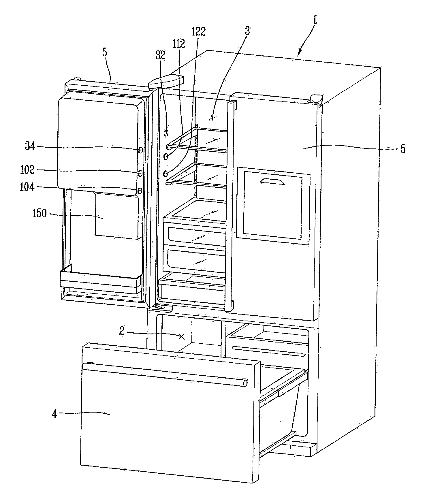 Refrigerator having multiple ice banks